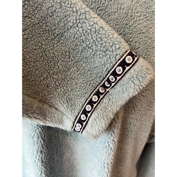 Title Nine Sports Half Zip Sherp Fleece Sweatshirt‎ Shacket XL Extra Large Teddy - Picture 4 of 10